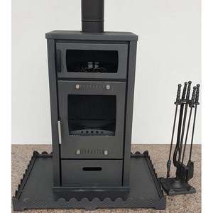 Estufa de Hierro Fundido Ecológica DORELLO SOBA Serie Especial Modelo 002 con Cajones, Diseño Tradicional para Uso en la Cocina - Product Image 1