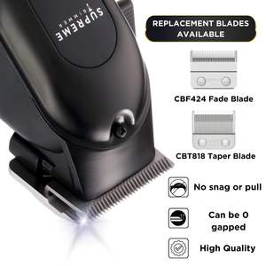 Tondeuse à cheveux professionnelle sans fil en acier inoxydable IPX7, tondeuse à barbe et tondeuse de finition pour barbier, électrique USB - Product Image 6