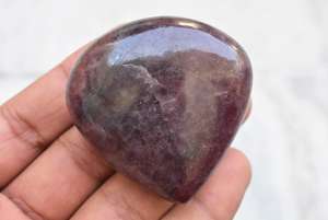 Piedras curativas de cristal para decoración, Palma de cuarzo con forma de corazón, fresa Natural, precio de fábrica, venta al por mayor - Product Image 3