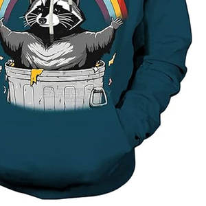 เสื้อฮู้ดสวมหัวพิมพ์ลาย3D สำหรับผู้ชายโลโก้ตามสั่งทำจาก3D แฟชั่นใหม่ - Product Image 5