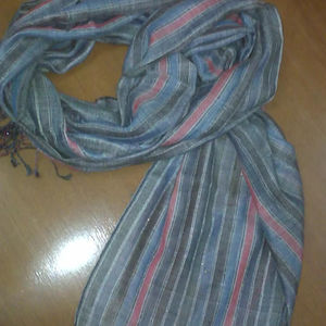 100% Viscose Printed Stripe Shawl Soft Casual Winter Rayon Scarf for Adults Traditional Scarves & Shawls - Product Image 1