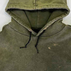 Oem Blank Custom 2025 Oversized Acid Wash Hoodie Fabricante 100% Cotton Hoodie High Quality Vintage Washed 420g Hoodies - Product Image 3