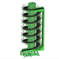 Monte-charge vertical à spirale lourde pour entrepôt, pour le transfert de marchandises en palettes, cartons et marchandises multicouches