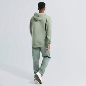 Sweat-shirts en molleton épais à capuche, design haut de gamme, imprimés, avec logo personnalisé, tissu 100% coton, vêtements d'hiver élégants pour hommes - Product Image 4