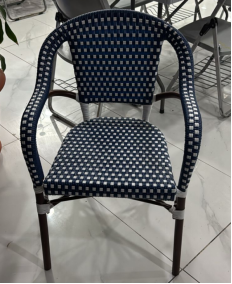 Chaises de jardin d'extérieur, chaises de café, chaise de salle à manger parisienne d'extérieur - Product Image 1