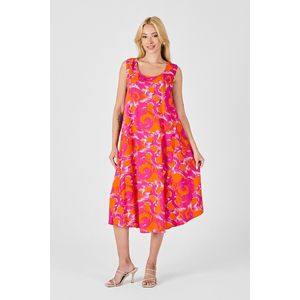 Abito Midi con scollo a U senza maniche taglio asimmetrico per ragazzi - Product Image 6