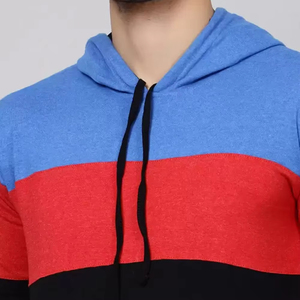 Vente en gros T-shirt à capuche d'hiver personnalisé pour hommes Tissu polaire respirant anti-rides Séchage rapide Vêtements de sport écologiques à la mode - Product Image 3