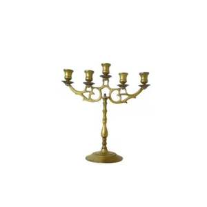 Candelabro de iglesia de Color personalizado hecho a mano de latón para decoración de Altar de Navidad e iluminación espiritual para el hogar - Product Image 1