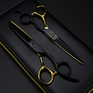 Kit de salón de belleza afilado de acero inoxidable profesional Juego de tijeras de peluquero con cuchillas de alta calidad - Product Image 6