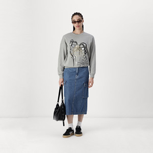 Sudadera Casual de Invierno para Mujer, Talla Grande, con Estampado, Cuello Redondo, 100% Algodón, Felpa, Transpirable, Cómoda, Personalizable con Serigrafía - Product Image 2