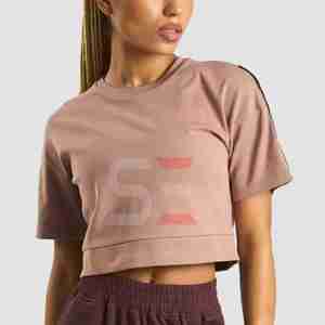 Custom Design Women's Activewear <b>Crop</b> Tank <b>Top</b> Wholesale Ribbed Sleeveless Breathable Eco-Friendly Polyester/Cotton - Product Image 1