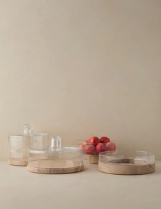 Eco-Friendly Wood and Glass <b>Dome</b> Round <b>Cake</b> <b>Stand</b> Hand Wash Only - Product Image 4