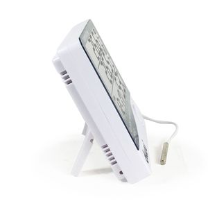 Thermomètre hygromètre d'intérieur Diwu-2 avec horloge, calendrier et sonde en plastique - Product Image 5