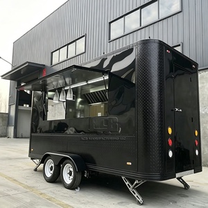 ACB Towable Food Trailer 10 Ft Stainless Steel Mobile Kitchen Commercial Catering Ice Cream Snack Food Truck - Product Image 1
