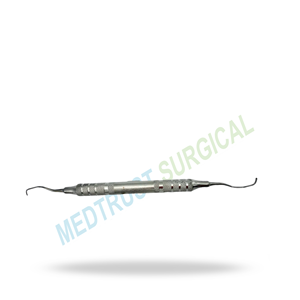 Curette dentaire Gracey 7/8 double extrémité en acier inoxydable pour le détartrage sous-gingival et le planage des racines - Product Image 3