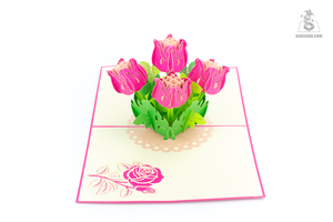 Tarjeta de felicitación 3D hecha a mano a un precio razonable, forma de árbol de flores, artesanía emergente en Material de papel, regalo para ocasiones especiales - Product Image 2