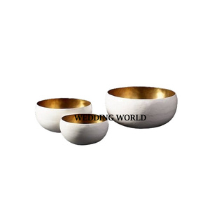 Ensemble de deux bols à chocolat martelés, forme ronde, décoratifs, bols à bonbons de luxe, qualité supérieure, nouveaux bols à chocolat - Product Image 6