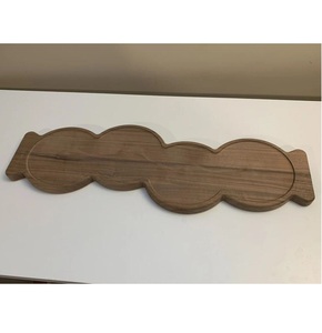 Elegante plato de madera para servir, tabla para pan y queso, desayuno, comida, bar, cocina, hogar, decoración, regalos de boda, restaurante - Product Image 1