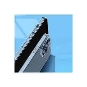 Étui rigide transparent Netzy Premium pour iPhone 13 Pro Plus, antichoc, fin, anti-traces de doigts, avec logo personnalisable - Product Image 3