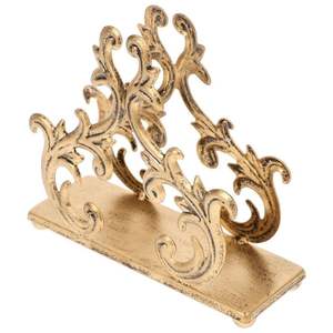 Porte-serviettes en métal doré de style royal, élégant accessoire de table pour la maison, les restaurants, les événements et la décoration, en provenance d'Inde - Product Image 3