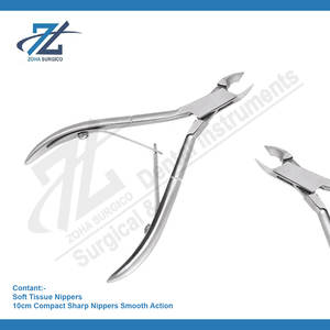 คีมตัดปลายแหลมขนาดกะทัดรัด10ซม. เน้นการทำโครงเหงือกระหว่างฟันและซอกฟันในระหว่างการผ่าตัดด้วยเนื้อเยื่ออ่อน - Product Image 2