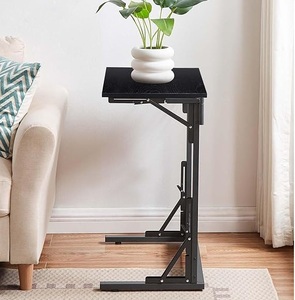 Mesa de centro lateral plegable única, sala de estar de hierro para diseño único, dormitorio, balcón, ventanas, los mejores regalos duraderos - Product Image 1