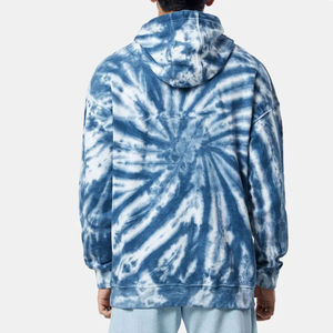 Nouveauté : sweat-shirts en molleton tie-dye pour homme, hiver, mélange polyester/coton, coupe-vent et respirant, manches longues, meilleur OEM - Product Image 4