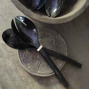 Juego de Cucharas de Cena de Cuerno de Búfalo Pequeño de Alta Calidad, Diseño Clásico, Ecológico, M.A CRAFTS INDIA, Precio de Mayoreo Directo de la India - Product Image 3