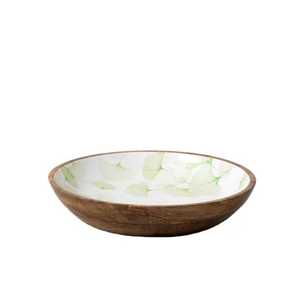 Tazón de Madera de Acacia con Estampado Esmaltado, Fabricación de Vajilla de la Mejor Calidad, Tazón para Ensalada con Juego de Servidores a Precio Económico - Product Image 6