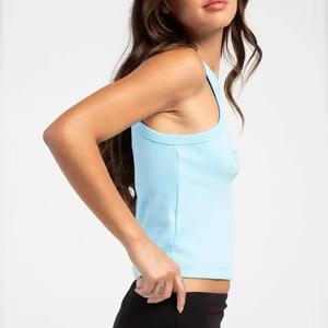 Camisole simple en coton | haut en tissu doux et durable pour une superposition et un style quotidien décontracté - Product Image 3