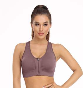 Sujetador Deportivo Ecológico Reversible con Estampado, de Alta Sujeción, con Cierre Frontal y Sin Varillas, para Yoga y Uso Postoperatorio - Product Image 2