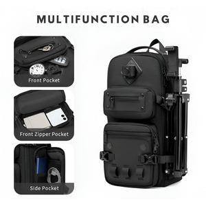 Bolso Bandolera Antirrobo SecureStride XL, Resistente al Agua, de Nailon con Forro de Poliéster, Elegante Bolso de Pecho para Mujer - Product Image 4