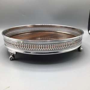 Plateau de service en argent poli brillant de qualité supérieure d'une seule pièce avec forme et taille personnalisées à un prix très abordable - Product Image 3