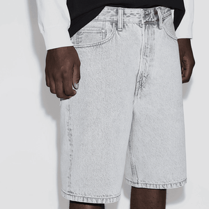 Shorts Vaqueros Holgados Estilo Callejero Personalizados, Nuevos Shorts Bermuda Verano 2025, Vintage con Logotipo Bordado, Ropa Casual de Calle - Product Image 4