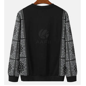 เสื้อสเวตเชิ้ตผู้ชายผ้าฝ้ายผสมกันลม  รับสกรีนโลโก้ เสื้อสเวตเชิ้ตผู้ชายแห้งเร็ว - Product Image 2