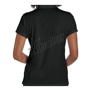 Chemises de golf pour femmes OEM pour polo Vêtements tricotés de style décontracté avec boutons imprimés et col Design compressé - Product Image 4