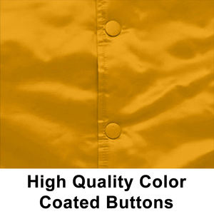 Chaqueta Universitaria Deportiva de Primera Calidad, Estilo Bomber, Color Amarillo Dorado Satinado, para Alto Rendimiento - Product Image 5