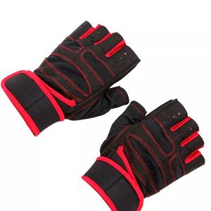 GAF Half Finger Leather Silicone <b>Sports</b> Weightlifting <b>Gloves</b> Breathable Palm Pad Shock Proof Anti-Slip Unisex Gym Fitness <b>Gloves</b> - Product Image 5