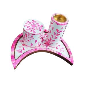 Handcrafted Resin Bakhoor Burner with Moon Shape <b>Incense</b> Tray and Decorative Gift <b>Box</b> for Home Fragrance and Islamic Decor - Product Image 1