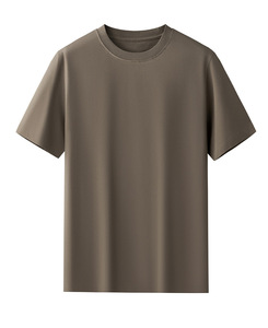 Bigwood T-shirt Homme 100% Coton, Coupe Classique, Col Rond, Tricoté, Grammage Lourd 300 g/m², Anti-boulochage, Qualité Supérieure, Personnalisable, Manches Courtes - Product Image 2