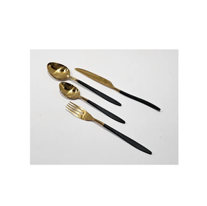 Juego de cuchara y tenedor de metal de acero inoxidable con espejo para mezclar cócteles, revolver café, batido, bebida fría - Product Image 5