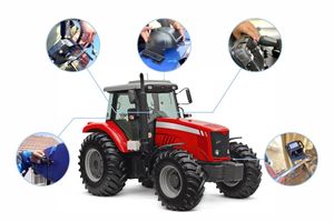 Système de navigation pour tracteur Beidou, station radio RTK à satellites complets, GPS, guidage agricole, système de pilotage automatique intelligent, boîte de vitesses moteur 2,5 cm - Product Image 2