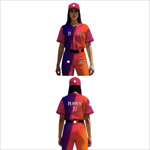 Custom Women <b>Baseball</b> Uniform <b>Set</b> with Team Logo and Breathable Polyester Fabric Premium Quality Women <b>Baseball</b> Jersey and Pants - Product Image 4