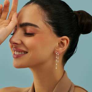 Boucles d'oreilles pendantes en argent 92,5, accessoire de mode 180735 - Product Image 3