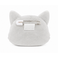 Badge en peluche personnalisable 58 mm, en cuivre et étain, avec épingle de sûreté, aimant et perles, pour vêtements et souvenirs imprimés - Product Image 2