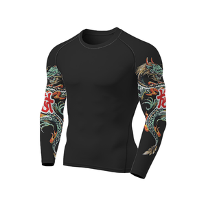 Diseño personalizado Sporty MMA Rash Guard BJJ Camisetas personalizadas para hombres con logotipo - Product Image 1