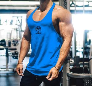 Débardeur 100% coton personnalisé pour hommes de haute qualité tricoté Streetwear Muscle Fit côtelé Gym Workout T-shirt sans manches Style décontracté - Product Image 6
