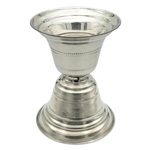 Cuenco de Latón Puro Vintage con Grabado y Acabado en Níquel para Decoración, Artículo Decorativo Árabe Peekdaan de Alta Calidad - Product Image 5