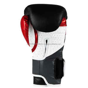 Guantes de boxeo de cuero de vaca de Estilo Mexicano profesional con cordones Equipo Guantes de lucha al por mayor - Product Image 3