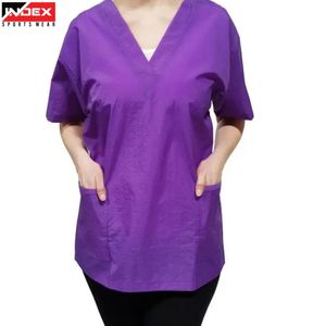 Haut de blouse médicale confortable |   Uniforme de Médecin Infirmier Clinique |   Tissu respirant et doux pour la peau - Product Image 1